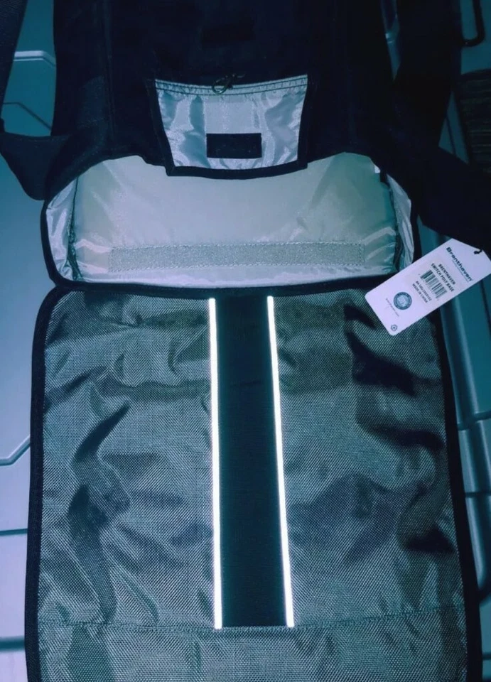 Brenthaven Messenger Mens or Womens Laptop School Bag Black Gray - Image 4 of 4