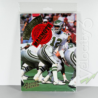 1994 Action Packed Deluxe MAMMOTH NFL Card: RANDALL CUNNINGHAM MM5 - #/2500