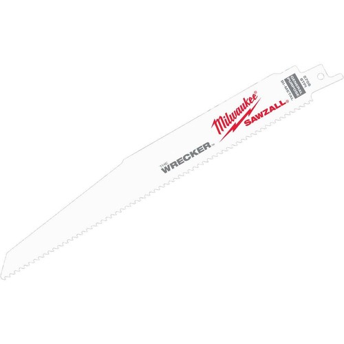 Milwaukee 48-00-5706 Sawzall Wrecker 9" 7/11-TPI Blades, 5-Pack
