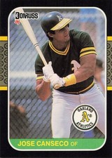 1987 DONRUSS Jose Canseco Rookie RC #97