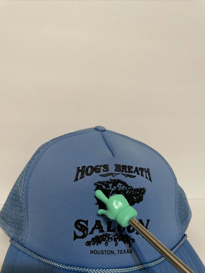 Sombrero de camionero vintage Hog’s Breath Saloon Houston Texas Snapback Foto 3 de 4