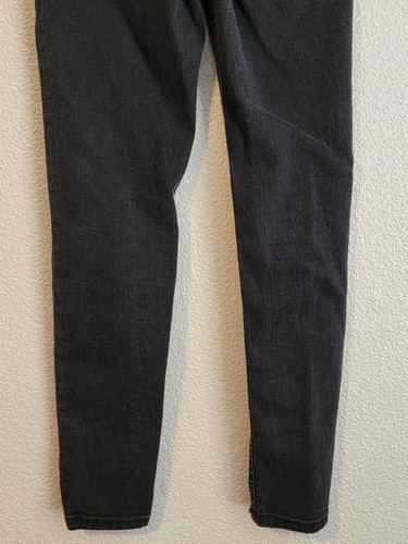 Mudd Jeans Girls Size 7 Skinny Stretch Adjustable Waist Denim Black - Picture 8 of 10