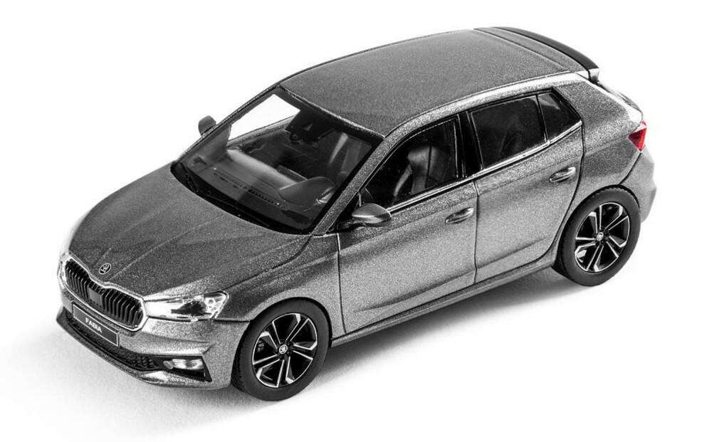 Norev Skoda Fabia IV 1:43 Gray Graphite 6VA099300 F7C | eBay