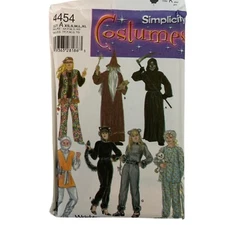 Simplicity 4454 Costume Sewing Pattern Adults Teens Size XS-XL Halloween Cosplay