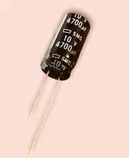 5 PCS NIPPON CAPACITOR 4700UF 4700MF 10V CAP (REPLACING FOR 6.3V ) ORIGINAL