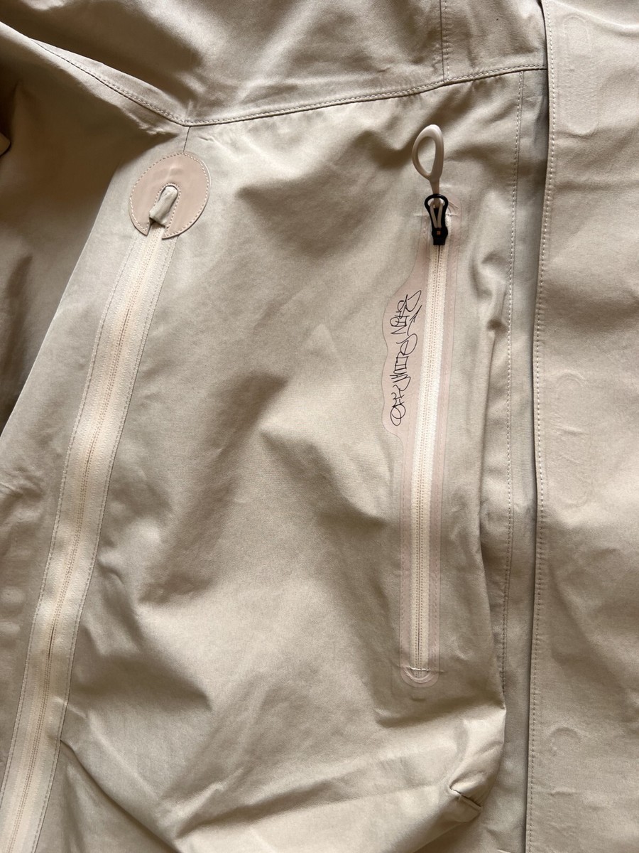 XL Nike x Off-White ™ GORE-TEX shell jacket 007 beige water virgil