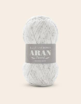 Sirdar Hayfield Bonus Aran Tweed Strickwolle Garn 400g- 931 Stormcloud