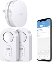 Govee WiFi Water Sensor 2 Pack, 100dB Adjustable Alarm and App Notifications