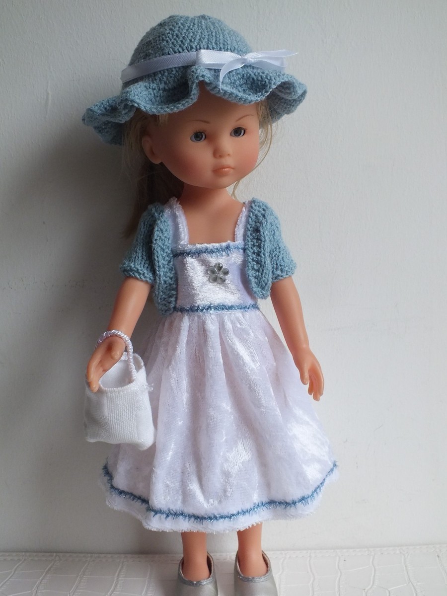Ca/ Corolle Poupee Les Cheries Tenue Ensemble Robe Gilet Jaune 201
