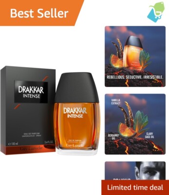 Long-Lasting Men's Aromatherapy Fragrance   Vanilla, Rosemary & Patchouli