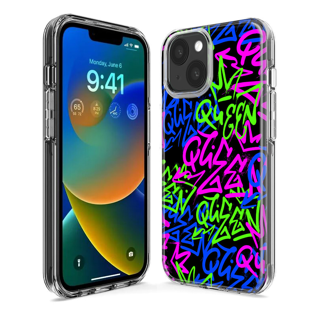 iPhoneアクセサリー MOWALOLA GRAFFITI IPHONE CASE 15pro Mundaze Case for Apple iPhone 15 Pro Cover Graffiti Queen | eBay