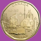 Photo of a 2017 Canada Loonie from an eBay sale