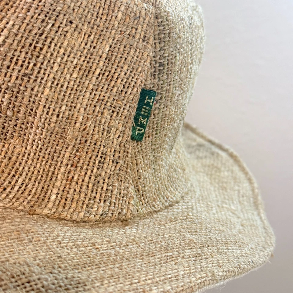 Sombrero para el Sol Cáñamo Natural Hippie Festival Sombrero Unisex Playa Sol Sombreros Hecho a Mano Sombrero para el Sol Foto 3 de 4