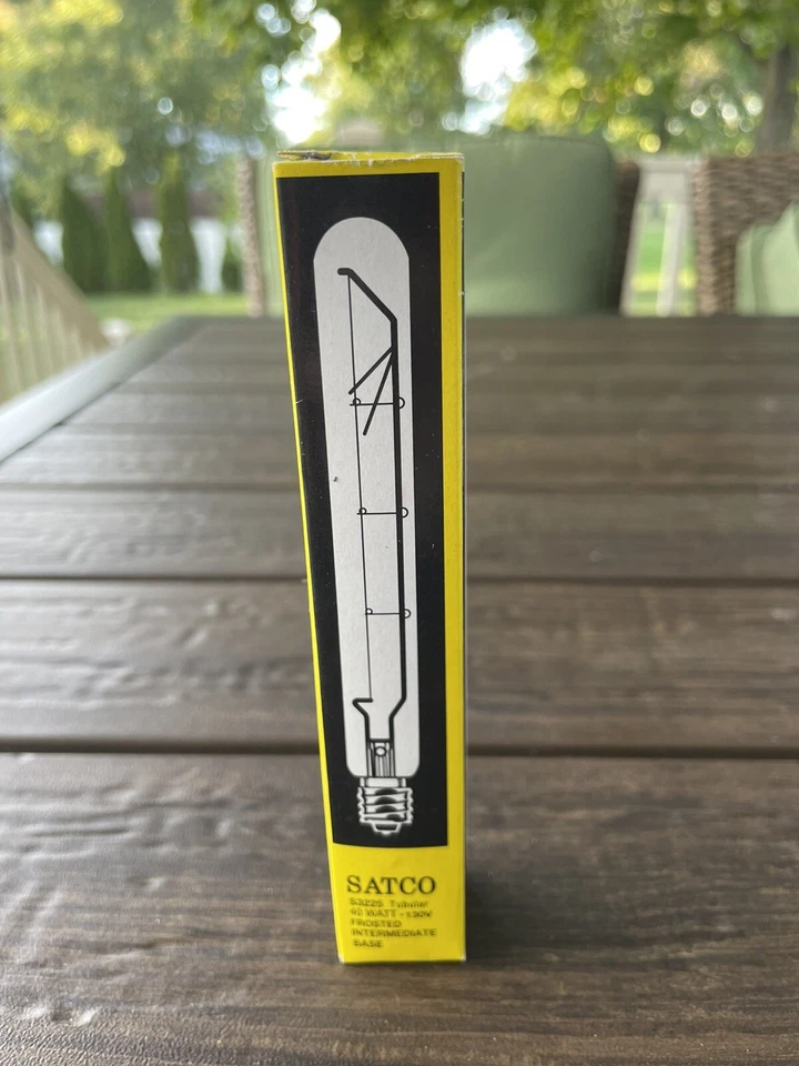 Satco - S3225 tubular frosted 40w intermediate base lightbulb - Image 4 of 4