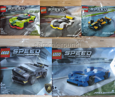 1 LEGO  SPEED CHAMPIONS Promo Mini Building Set -OVP- Ihrer Wahl