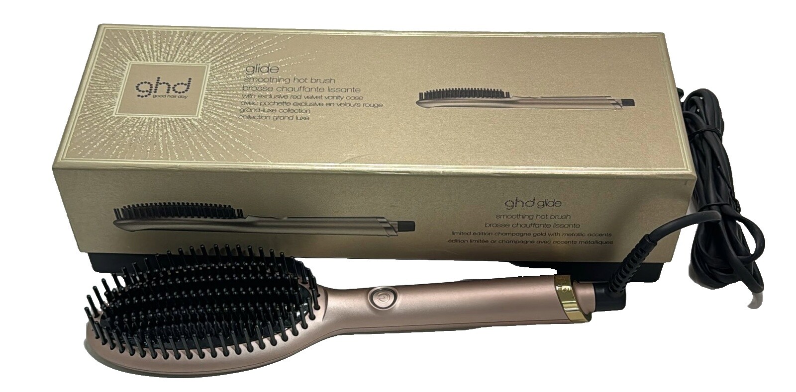 Ghd Glide smoothing hot brush limited edition alluring jade unused, new in box! GHD Glide Hot Brush - Planet Beauty main image 3