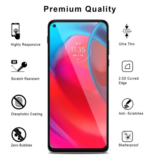 For Motorola Moto G Stylus/G Power Full Cover HD Tempered Glass Screen Protector - Picture 20 of 24