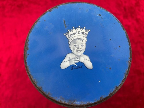 Vintage Cow and Gate formula baby milk tin. 1950s - Picture 2 of 5