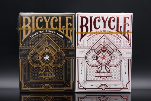 Bicycle Gentleman Gilded Edition Set Black & White #158/350 | Playing Cards
