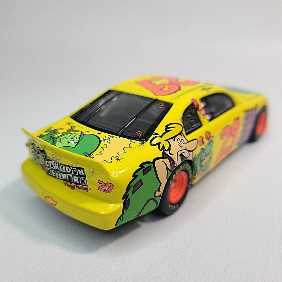 1:43 Steve Grissom 1997 Cartoon Network Wacky Racing Diecast Car Revell NASCAR Foto 3 de 4
