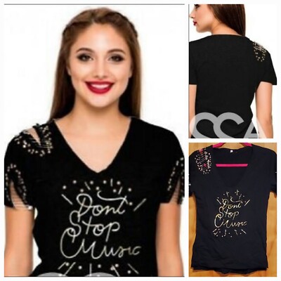 DON'T STOP MUSIC FASHION WOMEN TOP