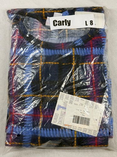 New Women's LuLaRoe Carly High Low Summer Casual Short Sleeve Dress Large 8