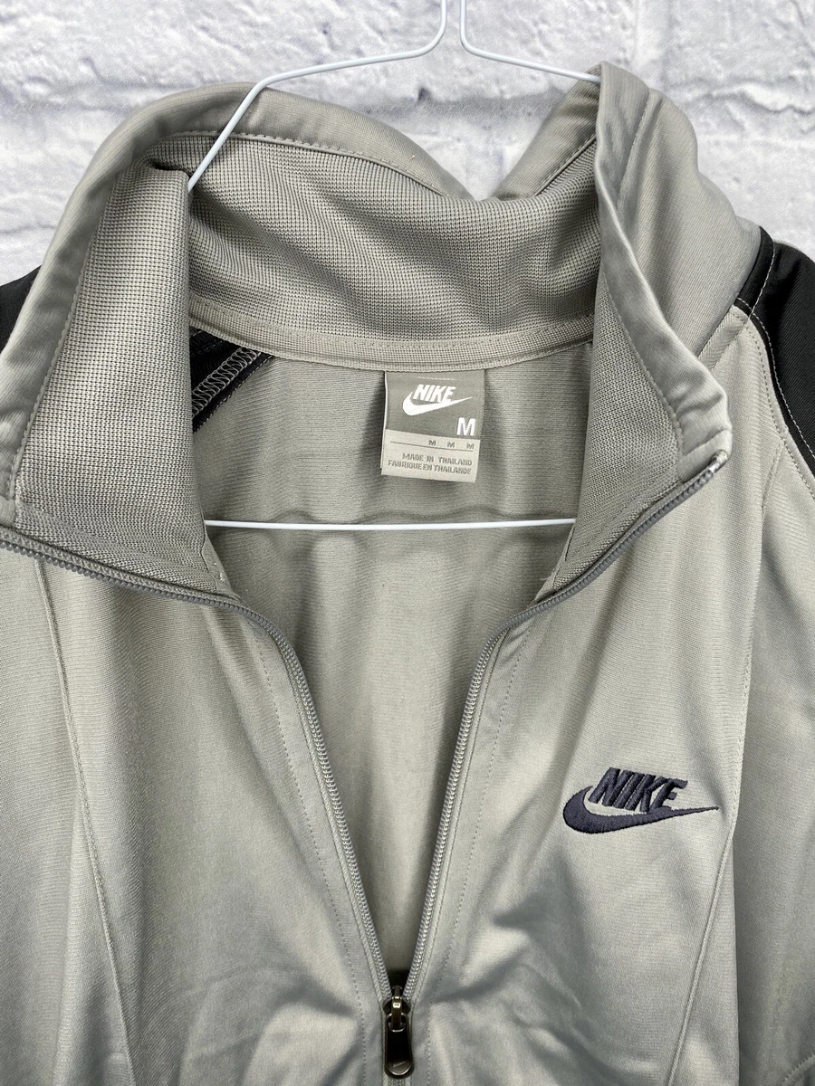Nike tribute top jacket grey orange