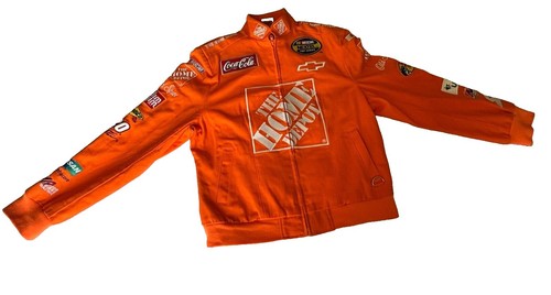 VTG NASCAR Tony Stewart Championship Jacket JH Design Sz L Home
