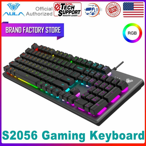 Gaming Keyboard USB Floating Keycaps 26