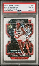 2022 Panini Prizm WNBA White Sparkle 181 Rhyne Howard RC SSP RARE PSA 10