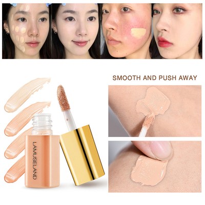Liquid Foundation Full Coverage Mattle Oil Control Concealer Foundation Makeup =