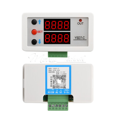 0-10V 0-20mA Voltage Current Signal Digital Display Meter analog input Embedded