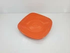 SALAD PLATE square poppy orange NEW HOMER LAUGHLIN FIESTA 7 1/2 "