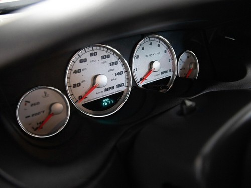 For Chrysler Dodge Neon 94-00 Polished aluminum rings for the instrument cluster - Foto 1 di 7