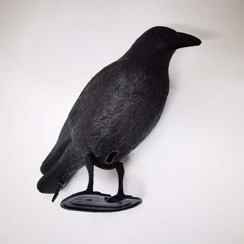 Plastic Simulation Crows Garden Deco Statue Hunting Decor Bait Protect X2B7 K9O8 - Picture 8 of 12