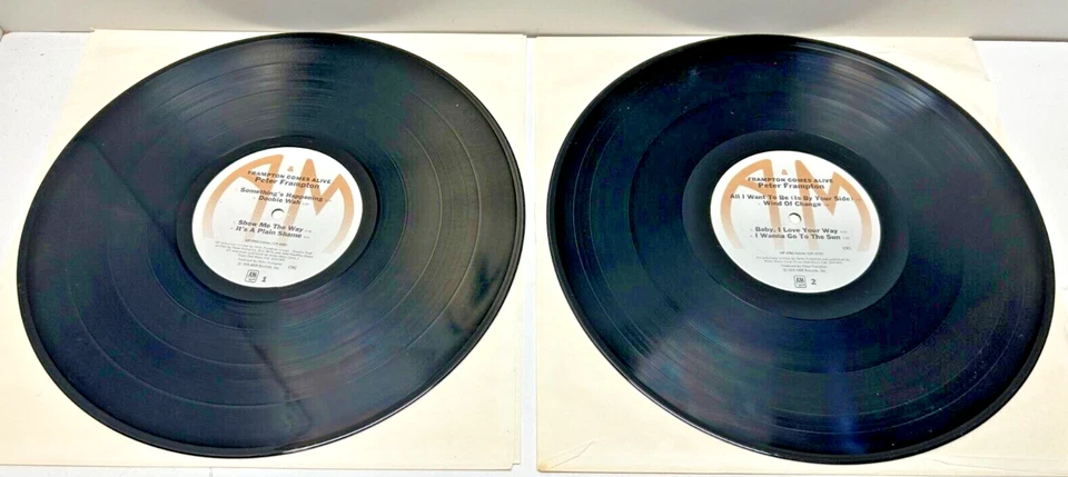 Frampton COMES ALIVE A&M SP-3703 1976 Gatefold Double LP VG - Image 4 of 4