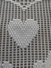 Bunny Rabbit Pairs And Hearts Cream Lace Valance• 11 Feet Across X 11.5" Long — photo 6