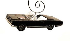 Christmas Ornament for 1969 Plymouth GTX Convertible Black