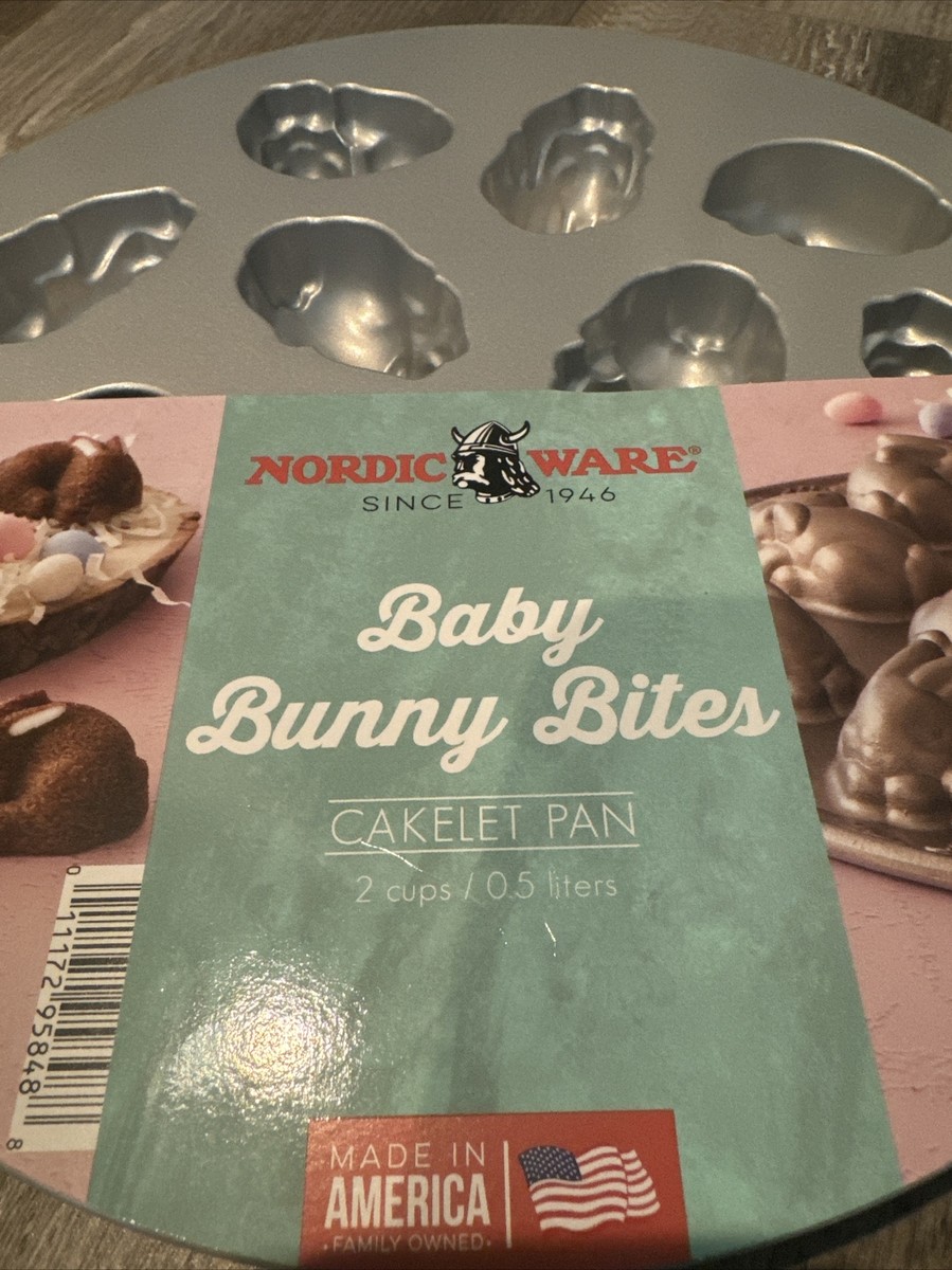 Nordic Ware Baby Bunny Bites Cakelet Pan | eBay