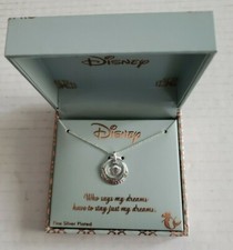 Disney Fine Silver Plated Necklace Who Says My Dreams Have To Stay Just My