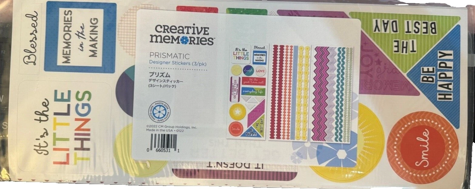 Creative Memories Multi-Color Scrapbooking Stickers