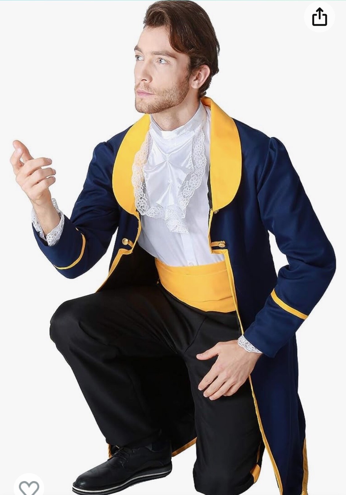 baycon mens prince charming fancy dress costume size large (E85) eBay