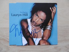 Lauryn Hill "The Fugees" autograph signed CD cover "ex-factor"