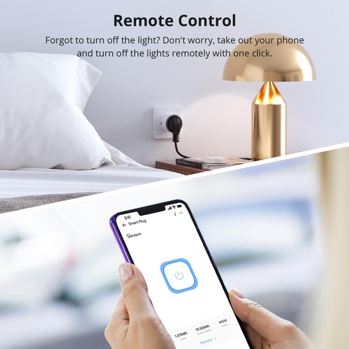 1-5Packs SONOFF S60 WIFI 16A Interruptor de enchufe inteligente APP Temporizador de medición de potencia - Imagen 9 de 20