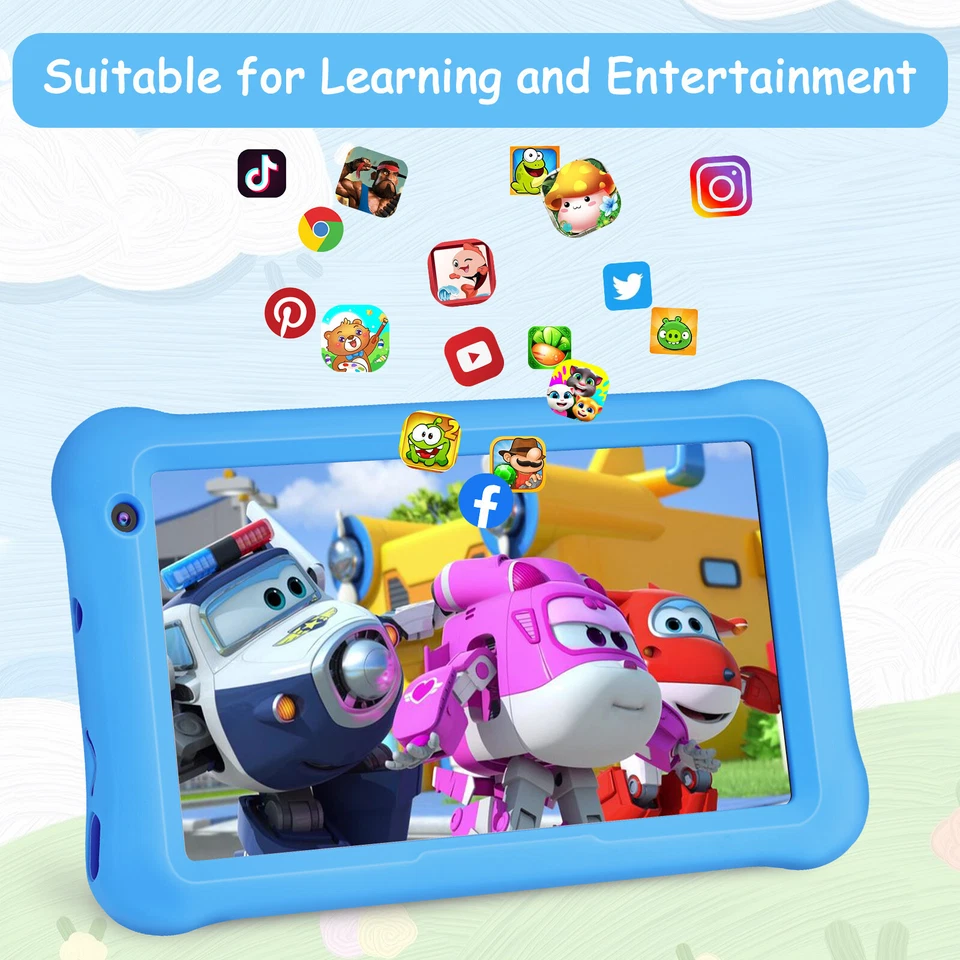 Kids Tablet 7 inch Android 11 Tablet 3GB RAM 64GB ROM 128GB Expand Kids Mode - Image 3 of 4