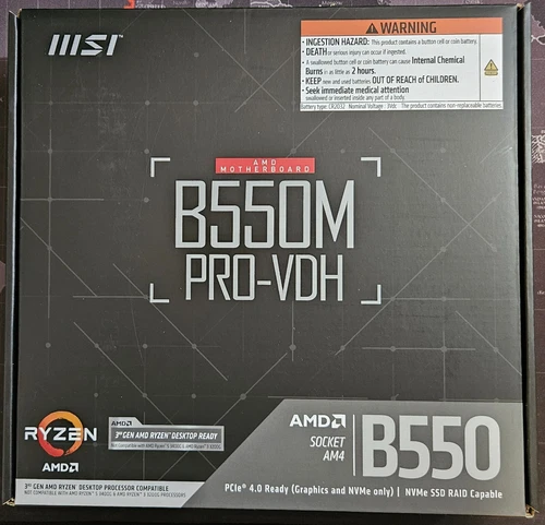 Scheda Madre Motherboard MSI B550M PRO-VDH AM4