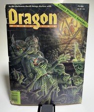 Dragon Magazine 152 Poster Included TSR December 1989 D D