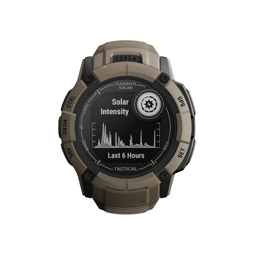 Garmin Instinct 2X Solar Tactical Edition GPS Watch Coyote (010-02805-12)