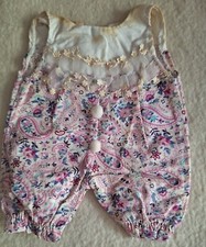 Vintage Look Jumpsuit for Approx 26 - 28cm Bears or Doll, Handmade! Unique??
