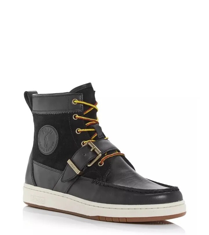Polo Ralph Lauren Sneaker Ranger Boot Black Size's 11.5, 11, 10.5